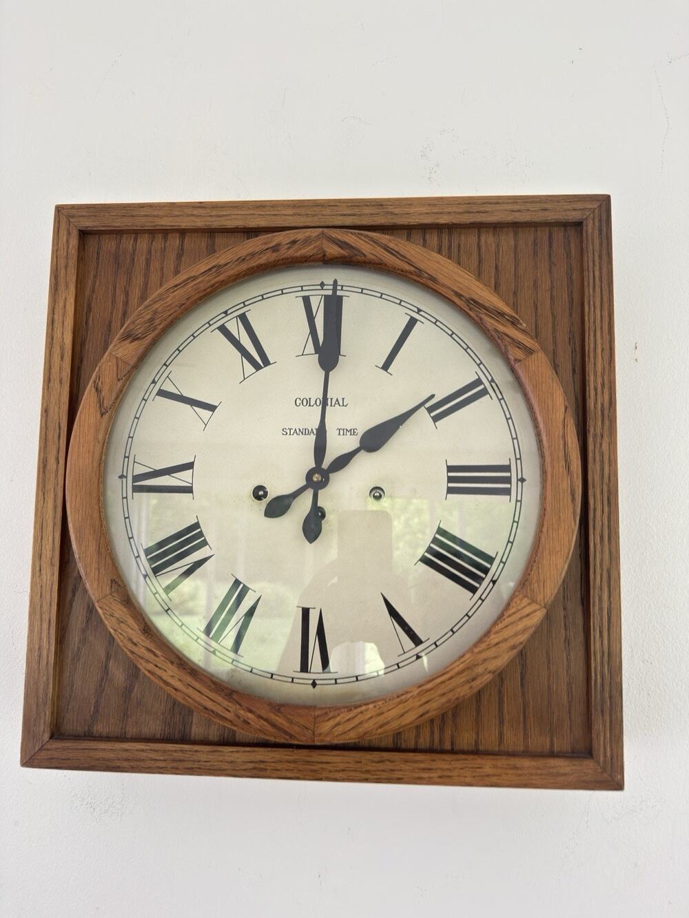 Colonial of Zeeland mechanical wall clock With Chime Key Wind ~ Tested Working